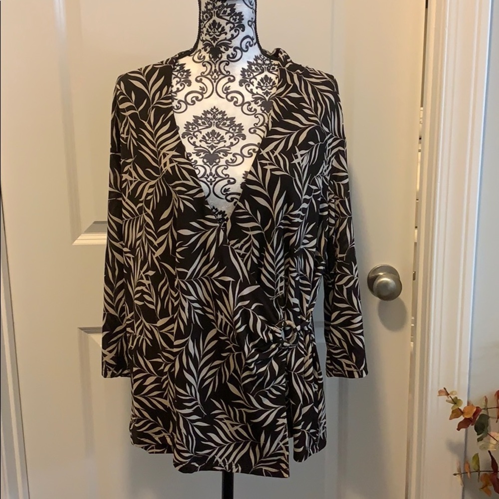 Woman’s wrap around blouse
